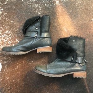 Matt Bernson Real Shearling Boots